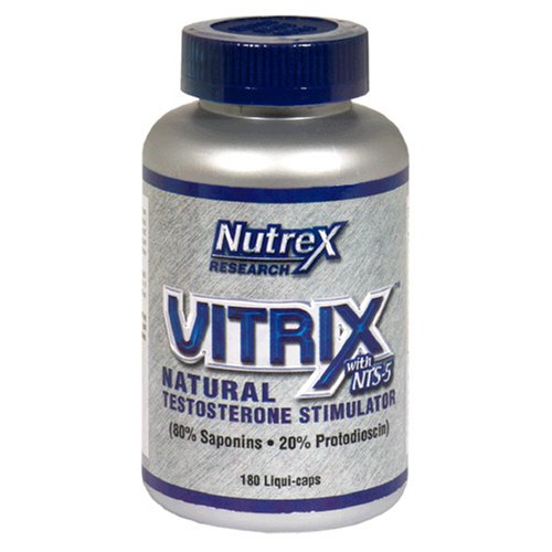 HealthPersonalCare: Nutrex Research Vitrix Natural Testosterone Stimulator with NTS 5, 180 Liqui Caps