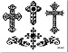 Mini Celtic Crosses Temporary Tattoo #77