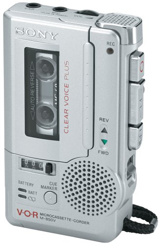 Sony M-850V Pressman Microcassette Recorder