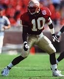 DERRICK BROOKS FLORIDA STATE UNIVERSITY SEMINOLES 8X10 SPORTS ACTION PHOTO (F)