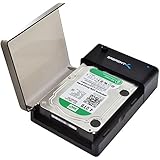 Sabrent USB 3.0 to SATA External Hard Drive Lay-Flat Docking Station for 2.5 or 3.5in HDD, SSD [Support UASP and 8TB] (EC-DFLT)