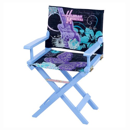 Kitchen: Hannah Montana Director's Chair   Denim Print
