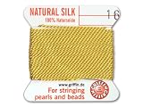 Griffin Bead Cord 100% Silk - No. 16 (1.05mm) Amber