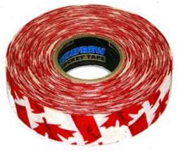 Renfrew Pro (1 Single Roll Cloth Hockey Stick, Blade Tape - 24MM x 25M (Canadian Flag)