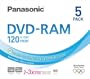 Panasonic 5 x 4.7GB DVD-RAM