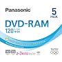 Panasonic LM-AF120LE5 DVD-Rohling DVD-RAM 3-fache &hellip von Panasonic