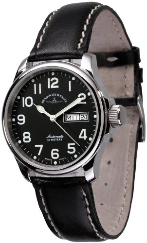 Zeno Watch Basel Unisexarmbanduhr Pilot Basic 12836DD-a1