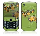 Flower Stars Design Decal Skin Sticker for BlackBerry Curve 8500 Cell Phone