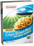 Erewhon Crispy Brown Rice Cereal, No Salt Added, Organic, 10-Ounce Boxes (Pack of 6)