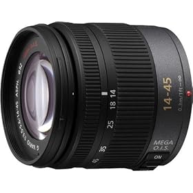 Panasonic H-FS014045PP 14-45mm f 3.5-5.6 OIS Micro Four Thirds Lens by Panasonic