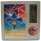 New Orleans Hornets Lcd Desk Clock Alarm Photo Frame