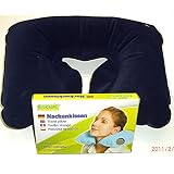Nackenkissen,Nackenh�rnchen,Reisekissen,aufblasbar - PVC Velour blauvon "Relaxdays GmbH"