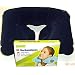 Nackenkissen,Nackenh�rnchen,Reisekissen,aufblasbar - Velour blau