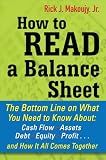 How to Read a Balance Sheet: The Bottom Line on What You Need to Know about Cash Flow, Assets, Debt, Equity, Profit...and How It all Comes Together 517WqCNoLxL. SL160 How to Read a Balance Sheet: The Bottom Line on What You Need to Know about Cash Flow, Assets, Debt, Equity, Profit...and How It all Comes Together