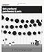 9ft Paper Black Circle Garland