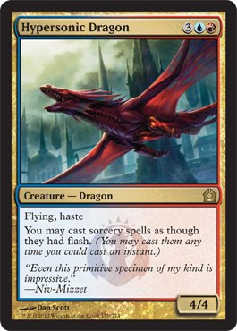 Magic: the Gathering - Hypersonic Dragon (170) - Return to Ravnica On Sale