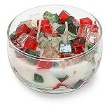 Primal Elements Color Bowl Candle, Jingle Bells, 12-Ounce Jar