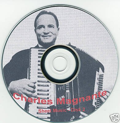 Charles Magnante Accordion Sheet Music CD Vol. 2 ~ 12 Arrangements
