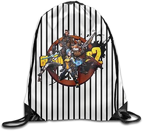 PUNG Borderlands 2 Game Unisex Travel/team/School/Trainning/Shopping Drawstring Shoulder Bag With Strengthened Grommet
