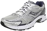 Saucony Men's Grid Cohesion 4 Running Shoe,Silver/Navy,10.5 W US