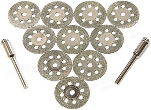 10+2 Rotary Tool Accessory Fits Dremel Craftsman Diamond 7/8" Cut Off Wheel Disc 545 401