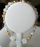 Genuine Swarovski AB Crystal with Gold Plated Beads Gorgeous Bracelet (BRAND NEW)
