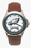 Philadelphia Eagles NFL Rookie Watch with Brown Leather Band
