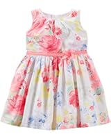 Carters Sateen Floral Easter Dress