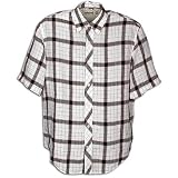 Timberland - Timberland Men's Woven Short Sleeve Linen Plaid