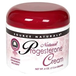 Source Naturals Natural Progesterone Cream, 4 Ounce (113.4 g)