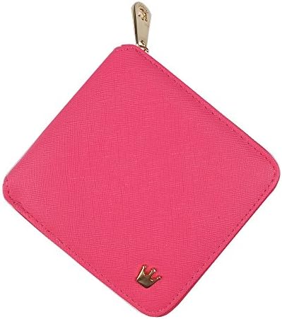 Celestte(TM)PU Leather Crown Zipper Wallet Purse Card Holder Mini Handbags (Rose Red)