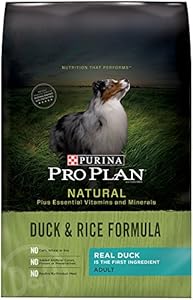 Purina Pro Plan Dry Dog Food Bag with Natural Adult Duck and Rice Formula, 24-Pound, 1-Pack Purina Pro Plan Dry Dog Food Bag with Natural Adult Duck and Rice Formula, 24-Pound, 1-Pack