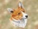 Welsh Corgi Woven Lap Square (Throw Blanket)