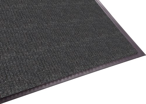 Guardian Golden Series Dual-Rib Indoor Wiper Floor Mat, Vinyl/Polypropylene, 3'x4', Charcoal
