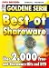 Best of Shareware, DVD-ROM Ausgew&auml;hlte Top-Programme zu angesagten Themen: MP3, Video, digitale Bildbearbeitung, DVD, Virenschutz, Windows XP, Homepage, Firewall & Co. F&uuml;r Windows NT4, 2000, XP, 98, 98SE, ME