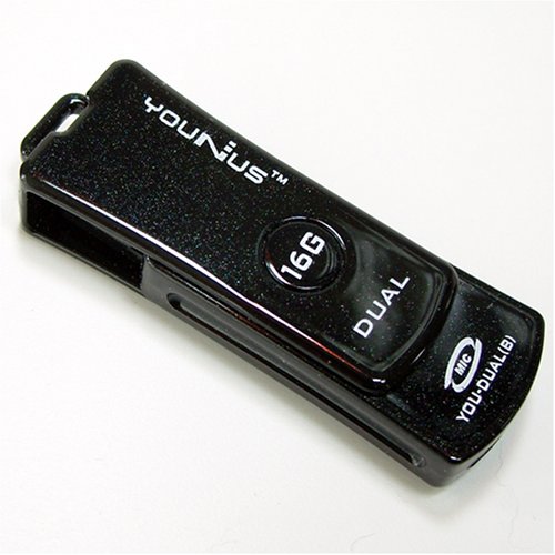 Web market place, le comparateur de prix du web: Younus Cl� USB 2.0 Dual - 16 Go - Noir ...