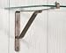 Tools & Hardware : Brass Brackets for Glass Shelves