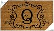 Monogram Coir Doormat Insert - Q