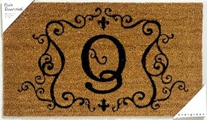 Monogram Coir Doormat Insert - Q