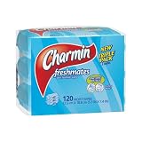 Charmin Freshmates 3-Count Refill Pack, 120 Wipes Total (Pack of 8)[Certified Frustration-Free Packaging]