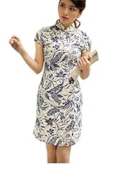 Gathered Cotton/Linen  Dress