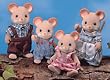 Calico Critters Norwood Mouse Family