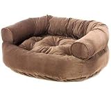 Bowsers Double Donut Dog Bed (Mink , Medium (35in x 27in))