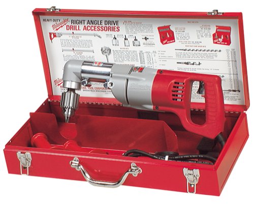 Milwaukee 3102-6 Plumbers Kit 7 Amp 1/2-Inch Right Angle Drill with D-Handle