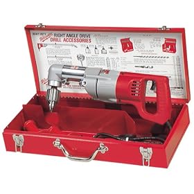 Milwaukee 3102-6 Plumbers Kit 7 Amp 1/2-Inch Right Angle Drill with D-Handle