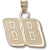 LogoArt Dale Earnhardt, Jr. 10K Medium Number Pendant