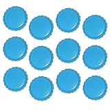 New Blue Crown Bottle Caps For Crafts, Scrapbooking, Jewelry (50 Pieces)