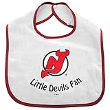NHL McArthur New Jersey Devils Infant White Little Fan Bib