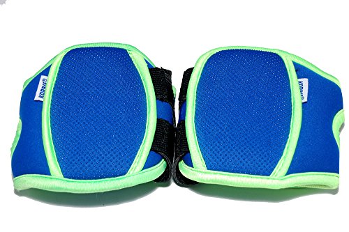 Huaha Tobey Blue Ajustable Knee Protector Pads for Baby Kid Knee Crawler Toddler Safety Crawling One Pair Waterproof
