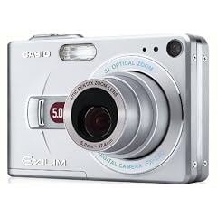 Casio EXILIM EX-Z50 Digitalkamera (5 Megapixel, 3fach opt. Zoom, 5,08 cm (2 Zoll) Display))